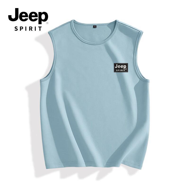 Мужской повседневный жилет JEEP SPIRIT из чистого хлопка