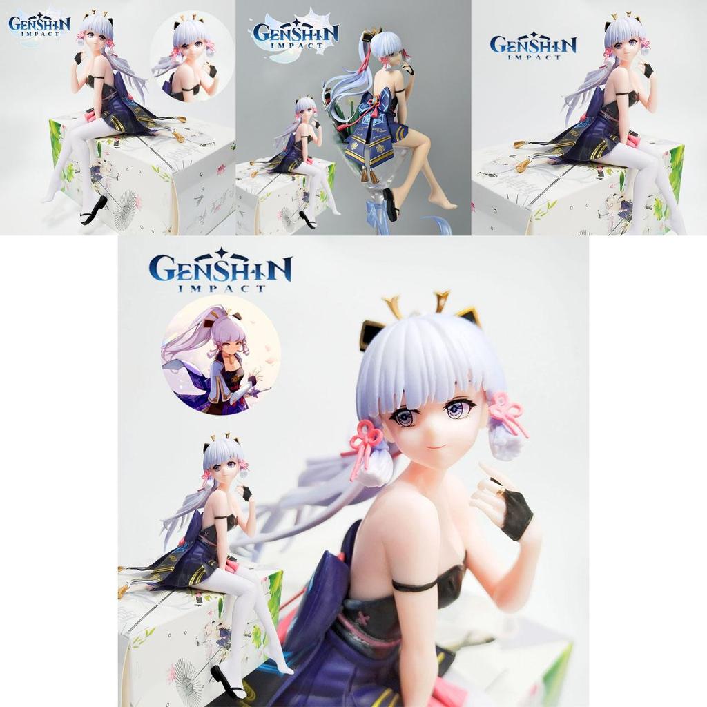 Genshin Impact Kamisato Ayaka Pvc Figure Collectible Xmas Gift