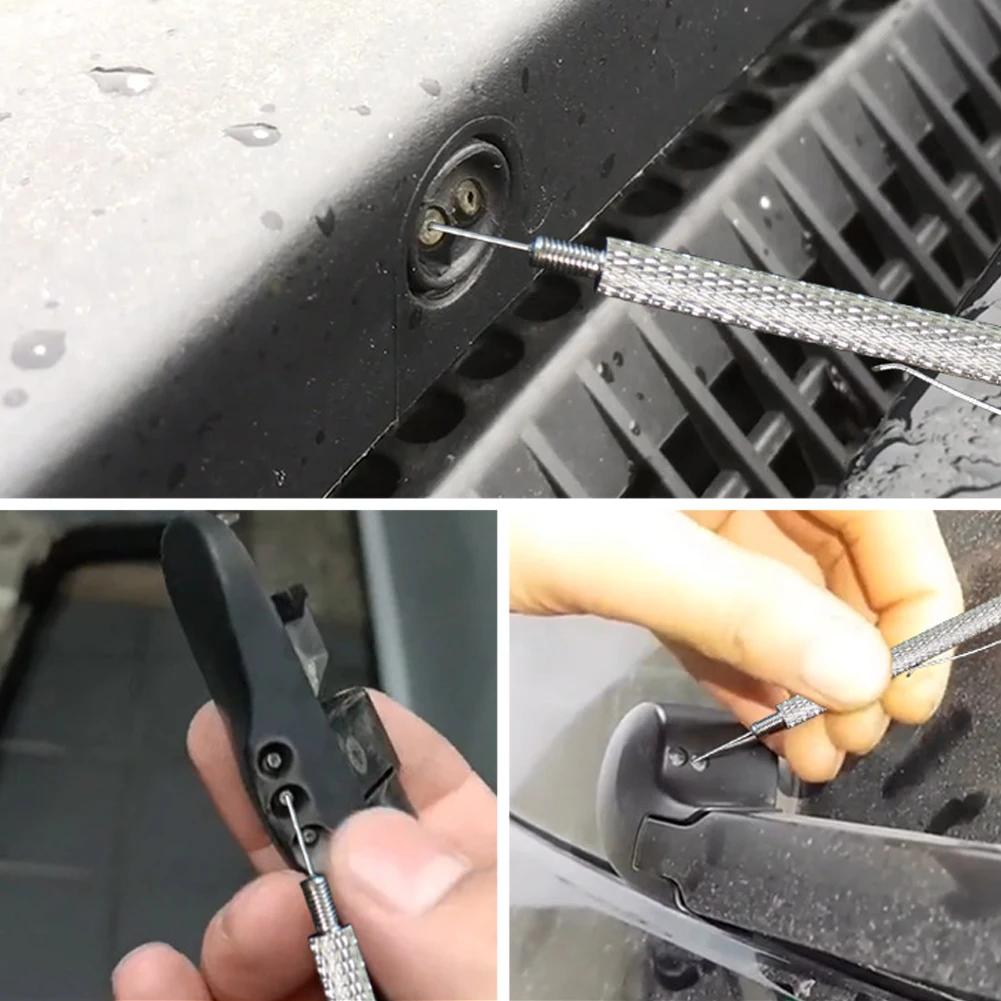 Nástroj pro nastavení trysek stěračů automobilu 2 v 1 Čistič jehel trysek ostřikovače čelního skla Ostřikovač čelního skla