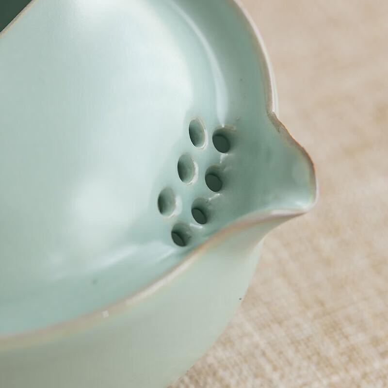 T&T Glaze Shadow Starry Ceramic Travel Tea Set