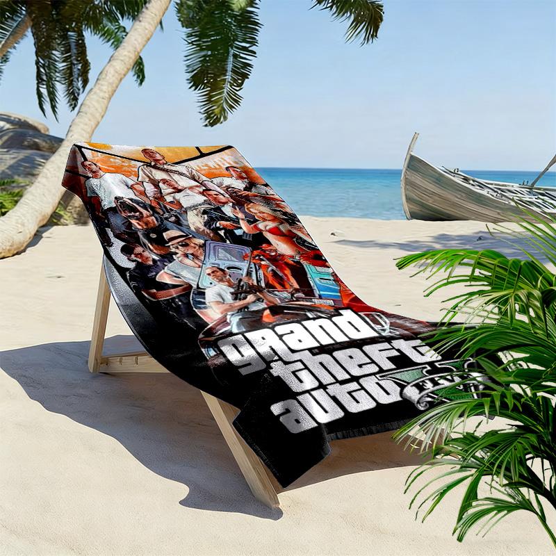 Liberty City Adventures beach towel beach Portable for travel Absorbent bath towel quick-drying swim towel swim beach Fashion