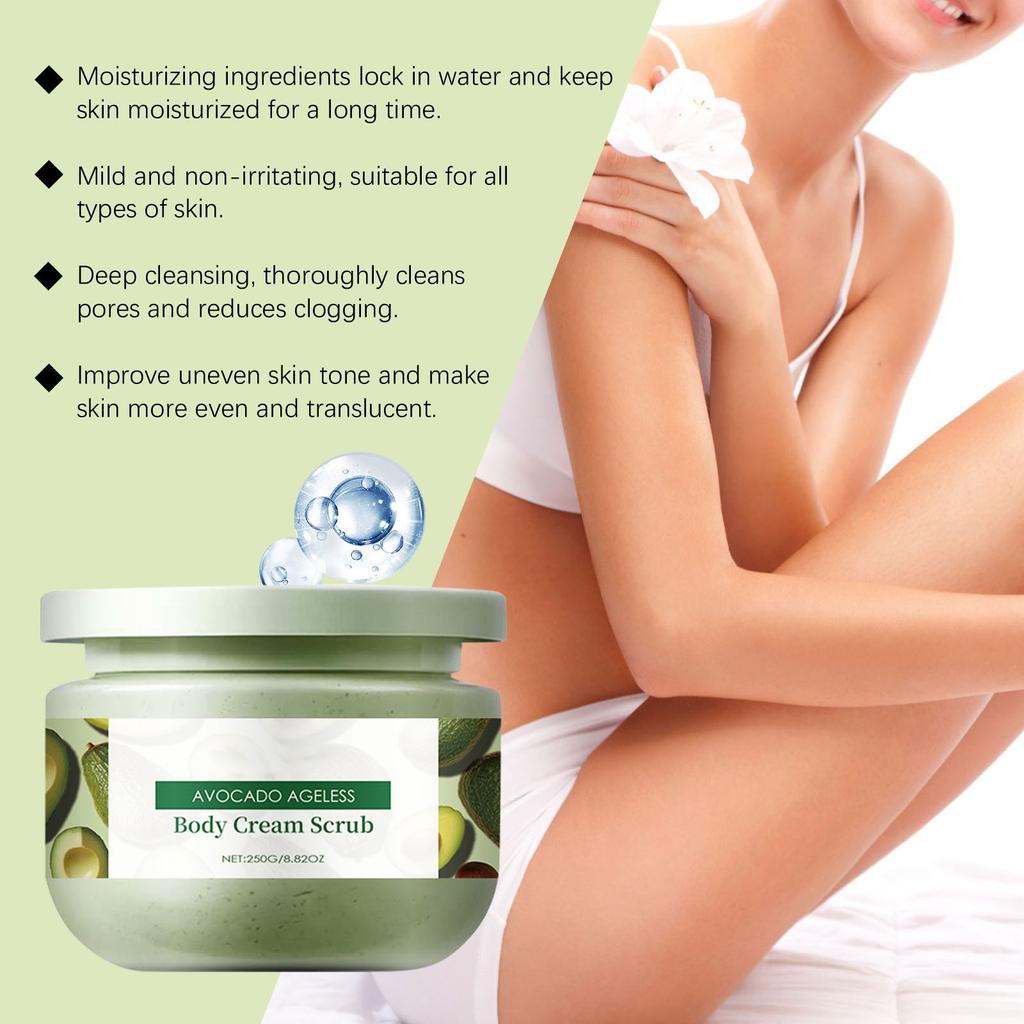 Body Scrub Body Cleansing Exfoliating Dead Skin Rejuvenating Moisturizing Replenishing Soft Skin