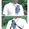 Neck-Mounted Sports Camera and Phone Holder for Cycling