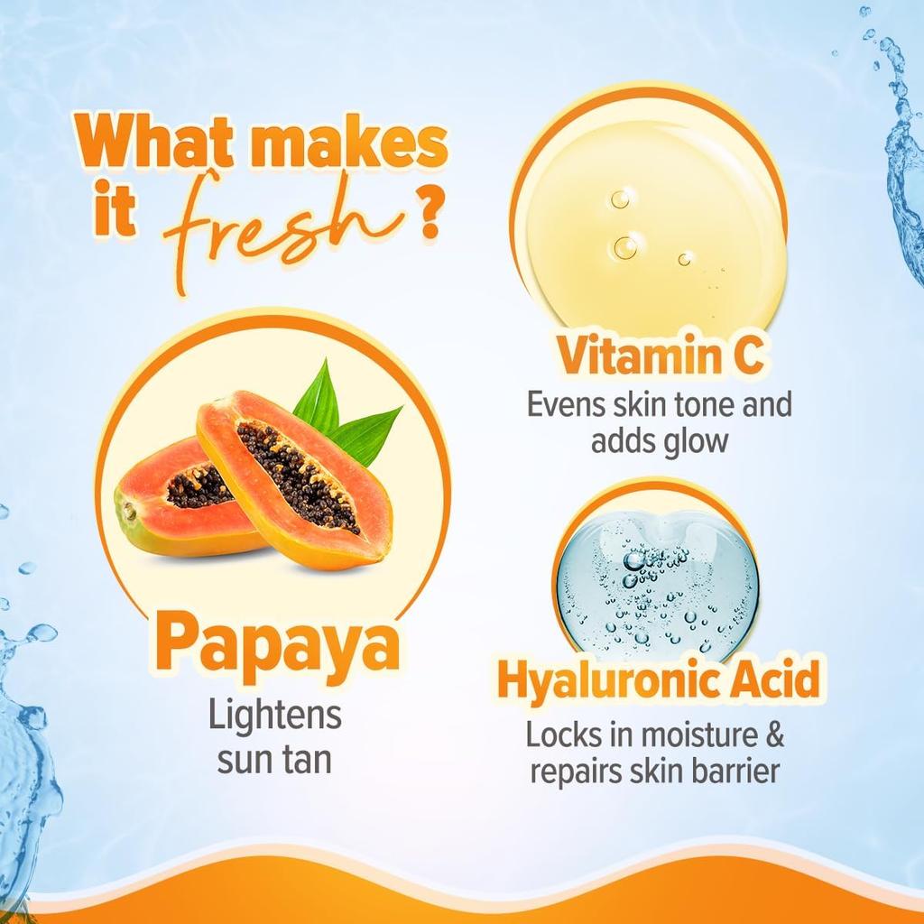 Aqualogica Glow+ Feuchtigkeitsspendendes Sonnencreme LSF 50 PA++++ für Gesicht & Körper mit UV-Blaulichtschutz, 80g x 2