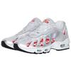 Supreme X Nike Air Max 96 Metallic Silver Men Sneakers Speed-Red Clear CV7652-001
