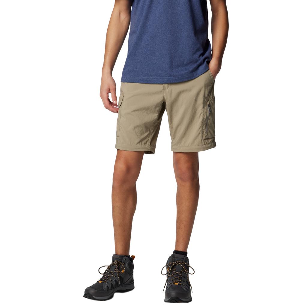 Columbia Silver Ridge Utility Convertible Pant, Mens Beige Trousers