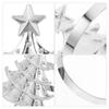 Iron Christmas Tree Napkin Rings Decorative Tableware Accessories For Seasonal Celebration Desktop Decoration