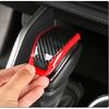 Red&Carbon fiber Gear Shift Knob Cover Trim For Toyota RAV4 -