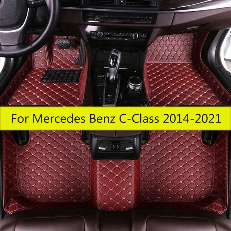 Car Floor Mats For Mercedes Benz C-Class    2018 2017 2016 2015 2014 Carpets  Car Accessories Interior Rug