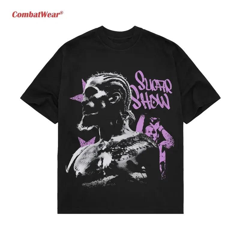 CombatWear Sugar Fighter Vintage Tee, MMA & Boxing Graphic T-Shirt V2 XXXL