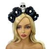 New European and American Skull Party Headband Headband Masquerade Ball Simulation Flower Headgear