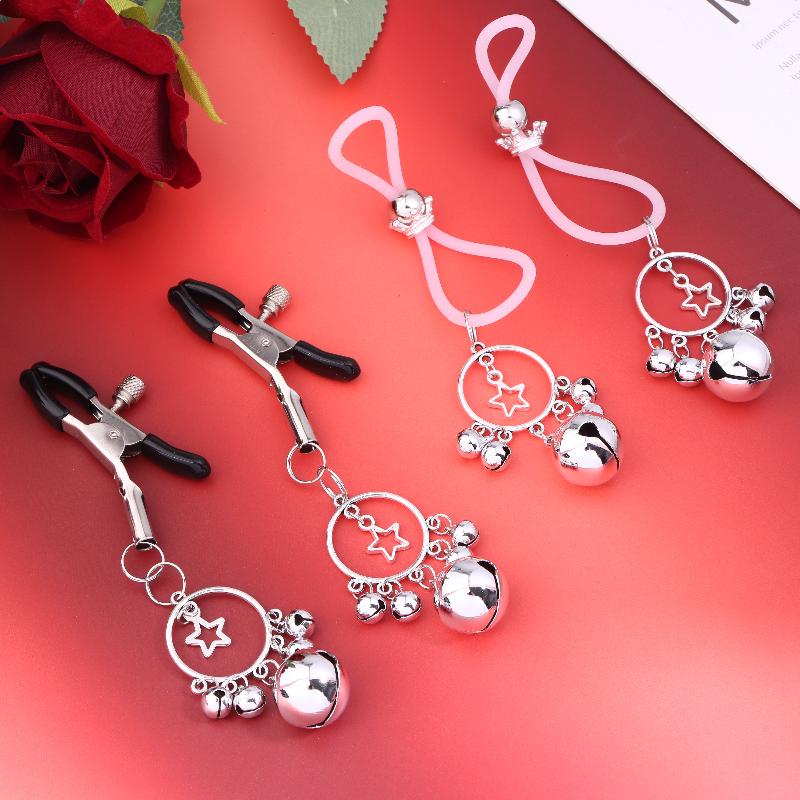 1 Pairs Breast Clip Female Clitoris Clip Couple Sex Toy Massage Stimulation Adult Nipple Training Tool
