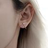 925 Silver Hypoallergenic Star Cross Earrings Fashion Unique Design Gothic Style New Trendy Versatile Earrings Jewelry for Women