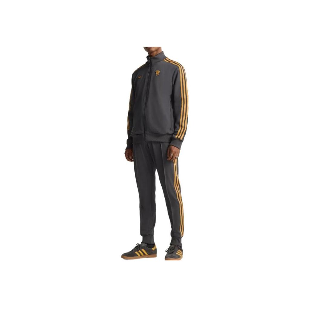 adidas Originals Full Zip Stand Collar Slim Fit Long Sleeve Jacket Men Jackets JN2816
