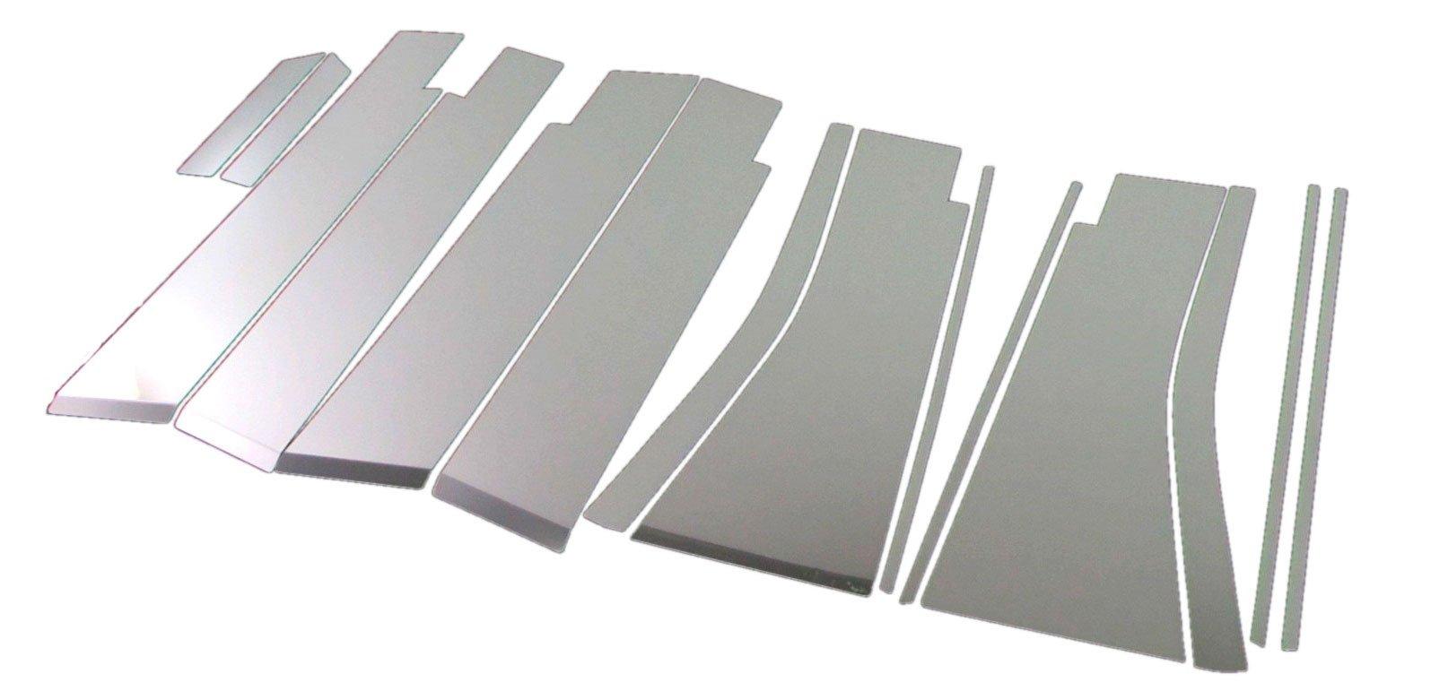 

BRIGHTZ Elgrand E52 PE52 PNE52 TE52 TNE52 stainless steel plated pillar panel useful 14PC 6157 Ultra-mirror [PIL-SIL-142]