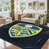 Leeds United Design Crystal Velvet Rug Soft Decorative Mat for Bedroom Entrance