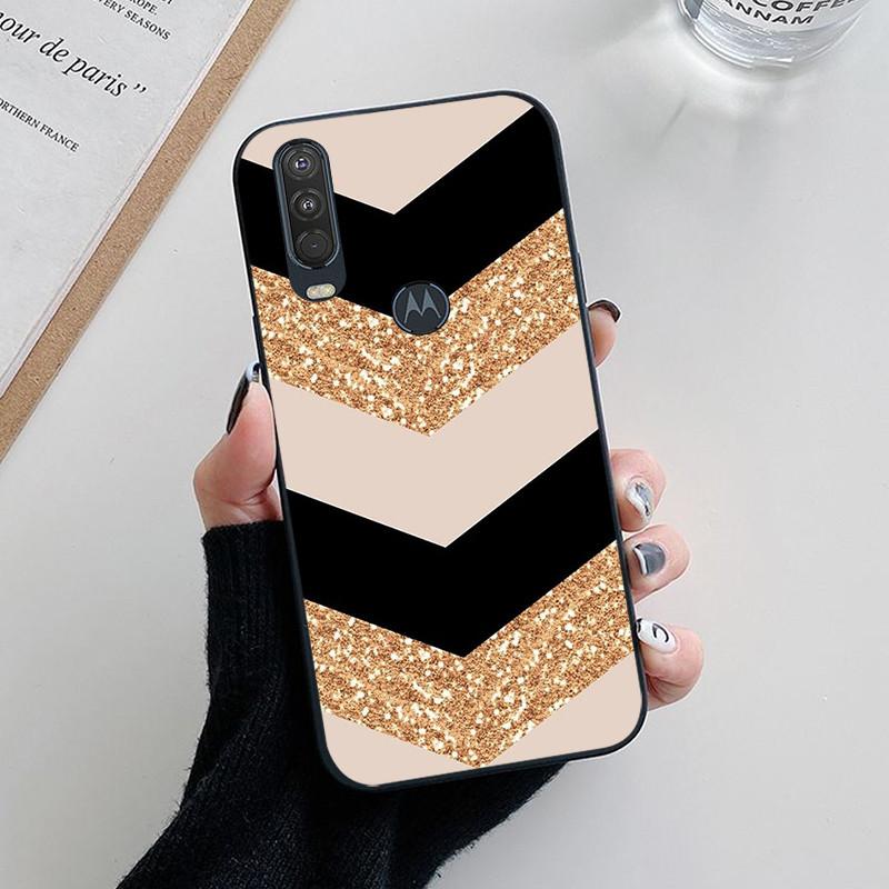 

Для Motorola Moto One Action One Hyper Чохол Милий Мультяшний Квітковий Тонкий М який Силіконовий Чохол для Телефона Для Moto One Vision Funda Coque For Moto One Action