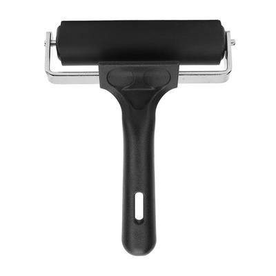 10cm Rubber Brayer Roller Portable Press Roller Tool for Printmaking Inking Block Paper Crafting