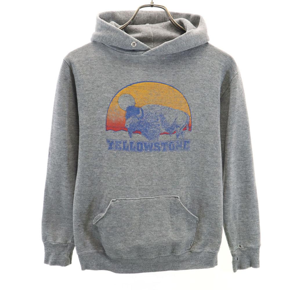 

JERZEES 80s Made in USA Vintage Long sleeve Sweatshirts L 14-16 gray Kid s Used