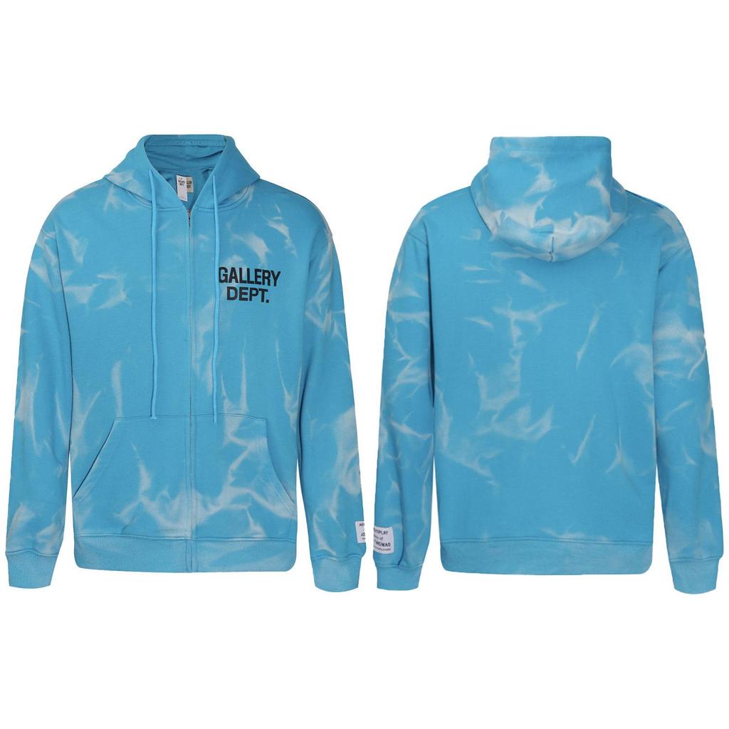 2024 A/W Unisex French Alphabet Logo Zipper Hoodie