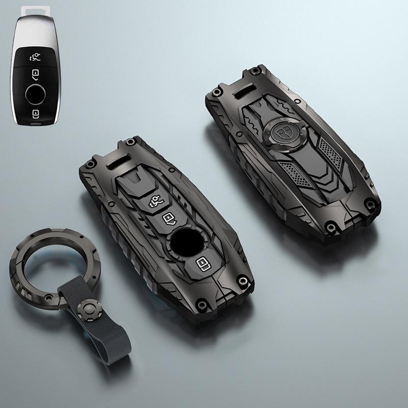 NEW Armor Style for Mercedes Benz A C E S Class W221 W177 W205 W213 Remote Smart Car Key Case Cover Fob Holder Fob Accessories