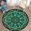 Free Shipping! Intricate Mandala Round Carpet for Living Rooms and Meditation Spaces Round Carpet for Home Sofa Bedroom, Gift