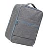 Large Capacity Shoe Bag for Travel Daily Use Storage Pouch Waterproof Top Handle Smooth Zippers Grey