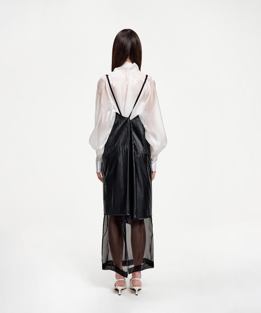 Eipeuleonwei Armor Pleated Apron Dress