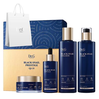 Dr. G Black Snail Prestige Toner 150ml + Emulsie 150ml + Ampul 50ml + Crème 50ml 4 soorten set, Toner 150ml + Emulsie..., 1 set