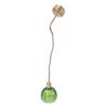 Vintage Wall Sconce with Green Glass Lampshade Wall Lighting Fixture for Bedside Bedroom Doorway