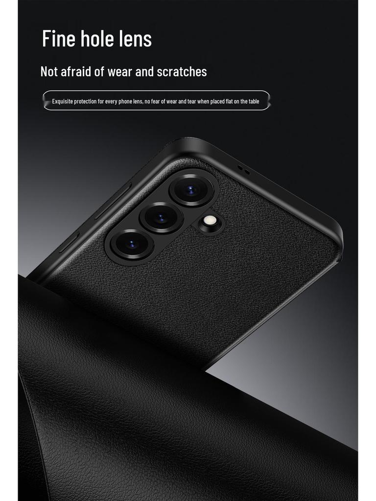 Samsung A-Serie Leder-Klapphülle: Kompatibel mit A16, A56, A55, A36 - Smart Window Business Cover.