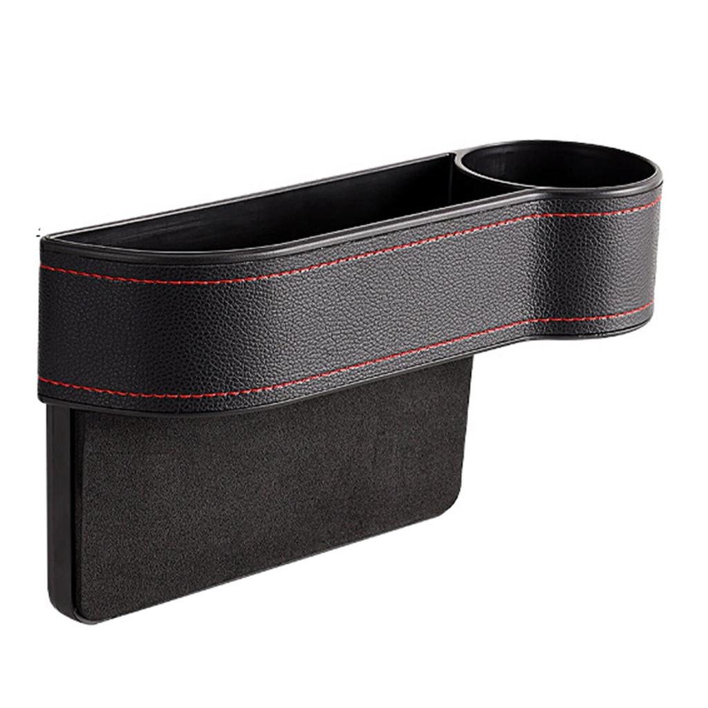 Car Storage Tools Black Auto Car Seat Gap Catcher Filler Storage Box Pocket Organizer  SUV Pocket Stowing Tidying Drink