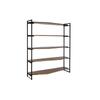 DKD Home Decor-Shelf DKD Home Decor Black Natural Metal Mango Wood 150 X 40 X 181 Cm