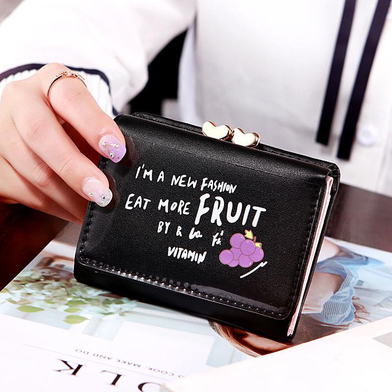 

2023 Korean Style Cute Fruit Card Holder & Wallet for Women