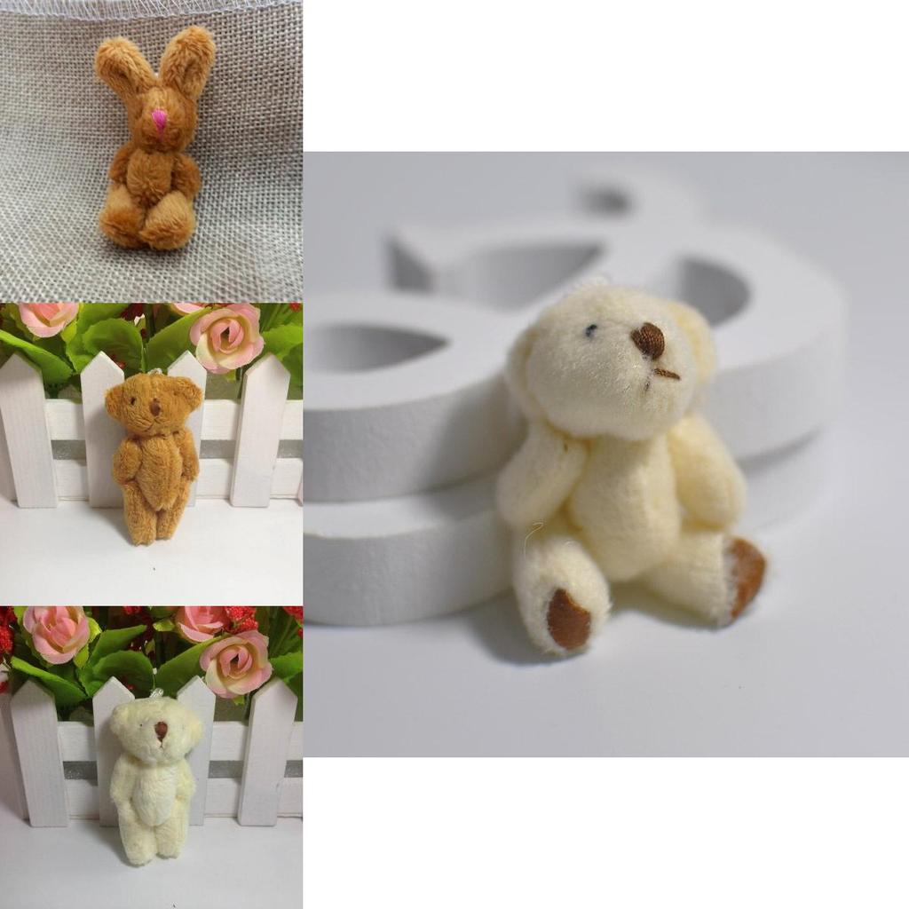 Adorable Mini Cute Plush Toy Tiny Rabbit Bear Doll With Soft And Cozy Feel