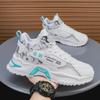 Men's High-Top Autumn Sneakers: Trendy Korean Leather Casuals for Youth