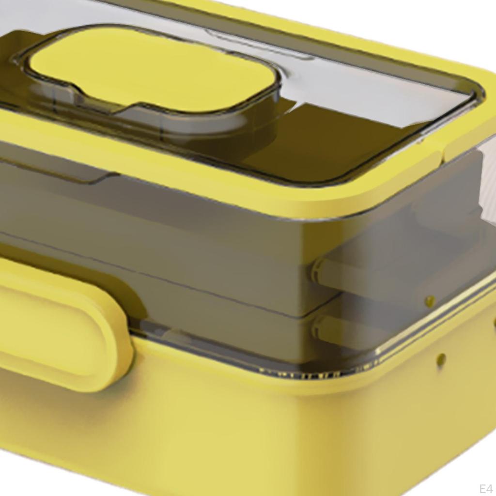 Medicine Box Clear Multifunctional Multi Layer with Lid Sundries Container Empty for Bathroom Travel