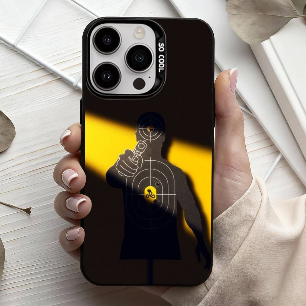 G-Game CS2 C-Counter S-S-Strikes   Phone Case For iPhone17,16,15,14,13,12,11 Plus,Pro Max Black Candy Silver Plated Cover