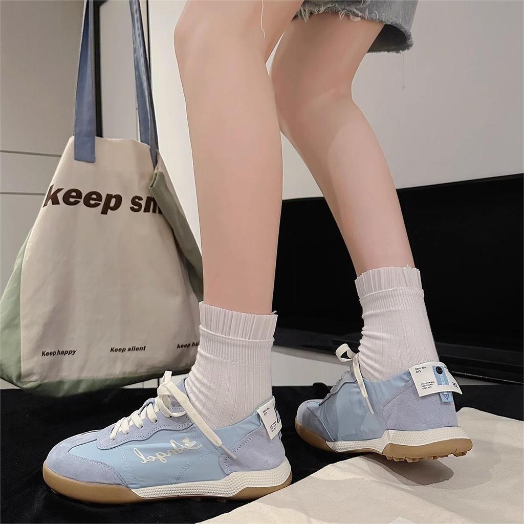 Balett Smidig Serie ~ Mjuka Botten Andningsbara Tyska Träningsskor för Kvinnor Vår Nya Casual Sport All-Matchande Cortez