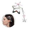 Multipurpose Star Bows Fringed Hair Clip Hairpins for Various Fashion Looks