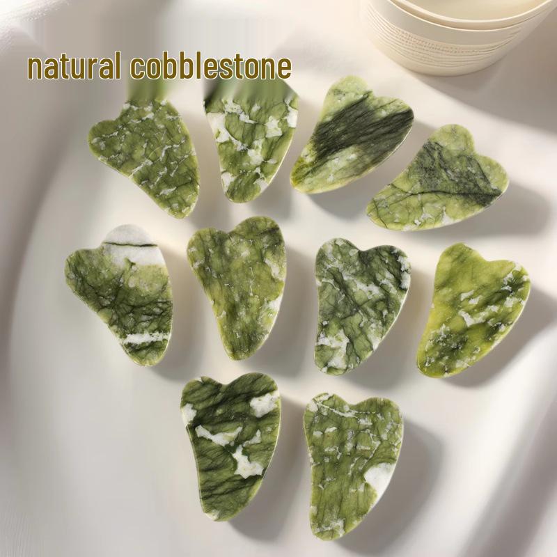 Heart-Shaped Jade Gua Sha Board for Meridian and Acupoint Massage