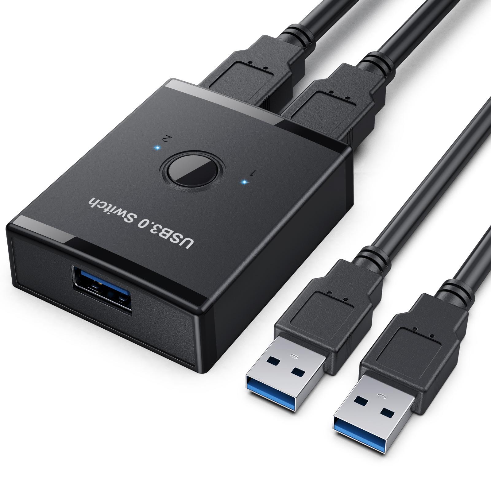 Bi-Directional USB 3.0 Printer Sharing Switch: 2-in-1/1-in-2 Splitter Yes