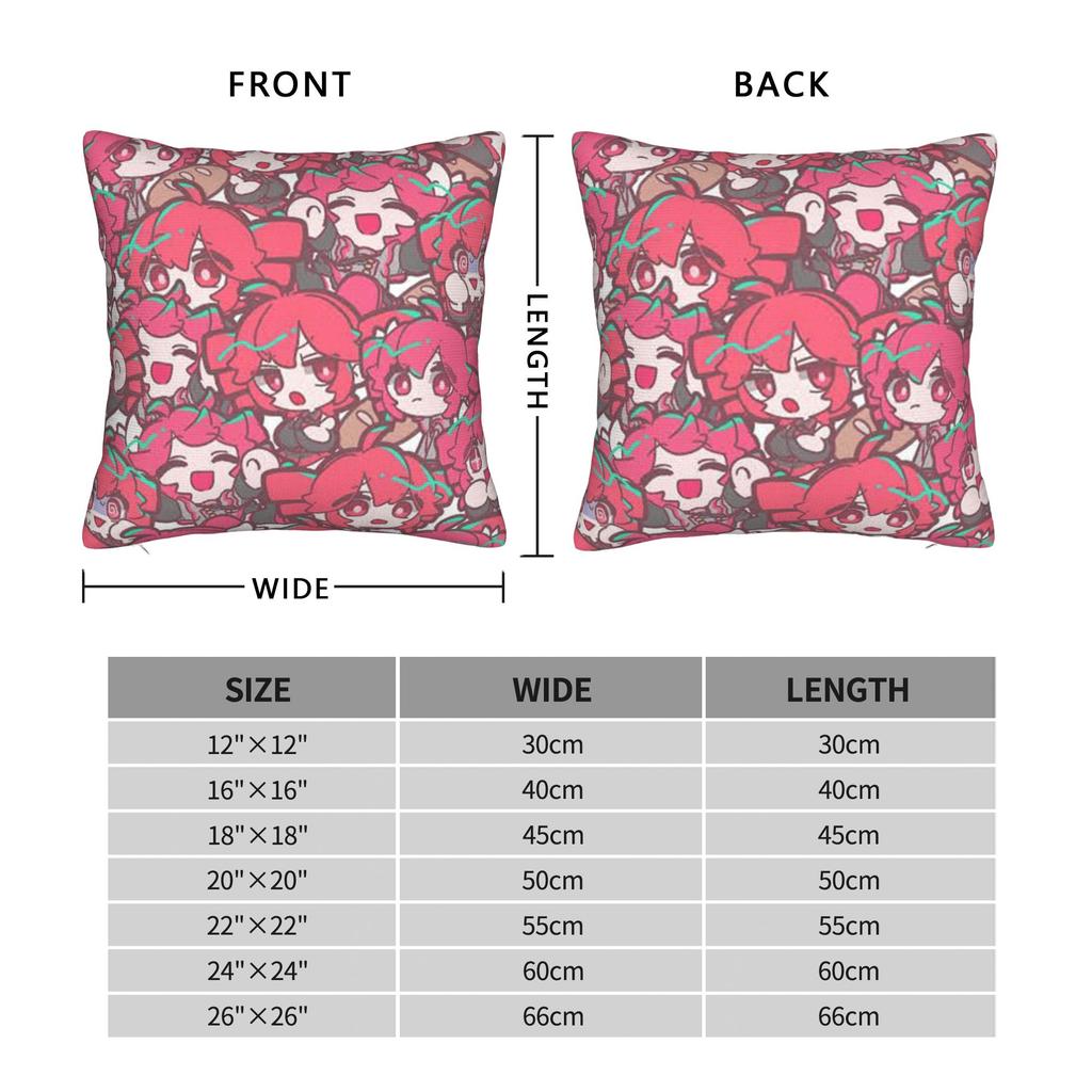 Umamusume Pillowcases  Fashion Pillow Case For Sofa Home Decor Graphic Pillow Cover