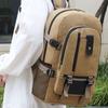 Extra Large Capacity Men's Canvas Backpack Oversized Travel Luggage Backpack