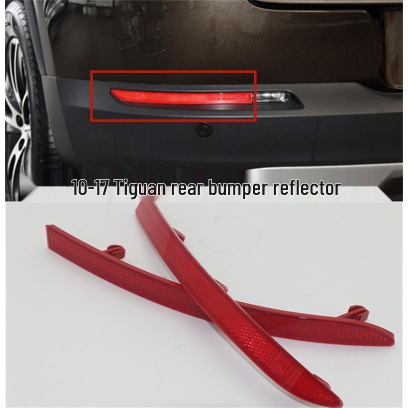 Volkswagen Tiguan 10-17 Zadní nárazník Výstražný odrazový pruh