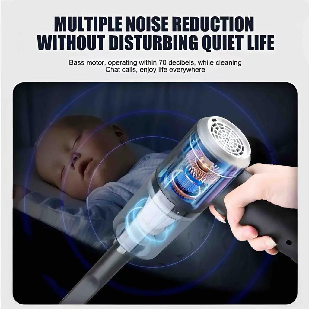 19800PA Car Vacuum Cleaner 120w Wireless Super High Powerful 3 in 1 Wet Dry Dual Use Portable Handheld Vacuum Cleaner