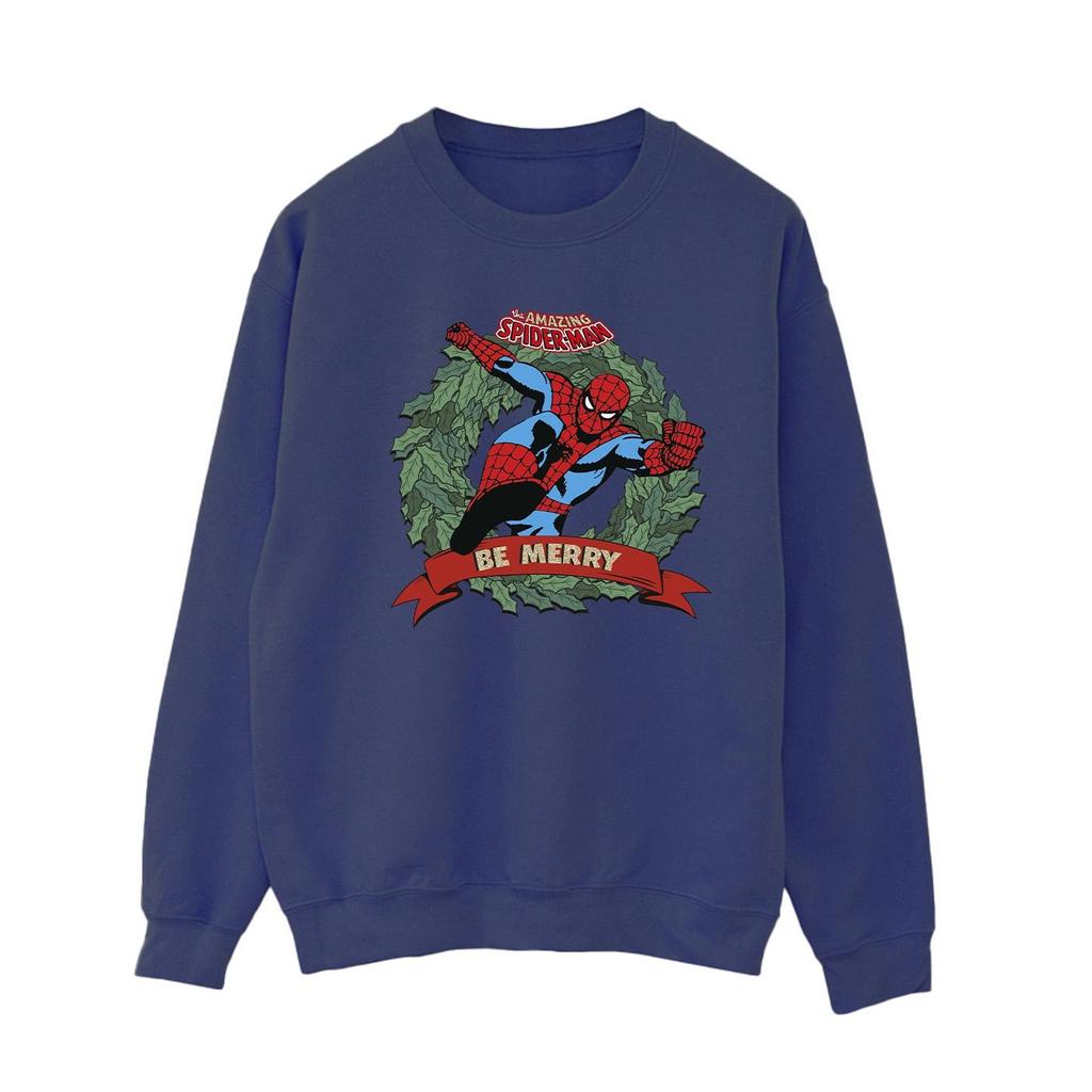 The Amazing Spider-Man Womens/Ladies Be Merry Sweatshirt