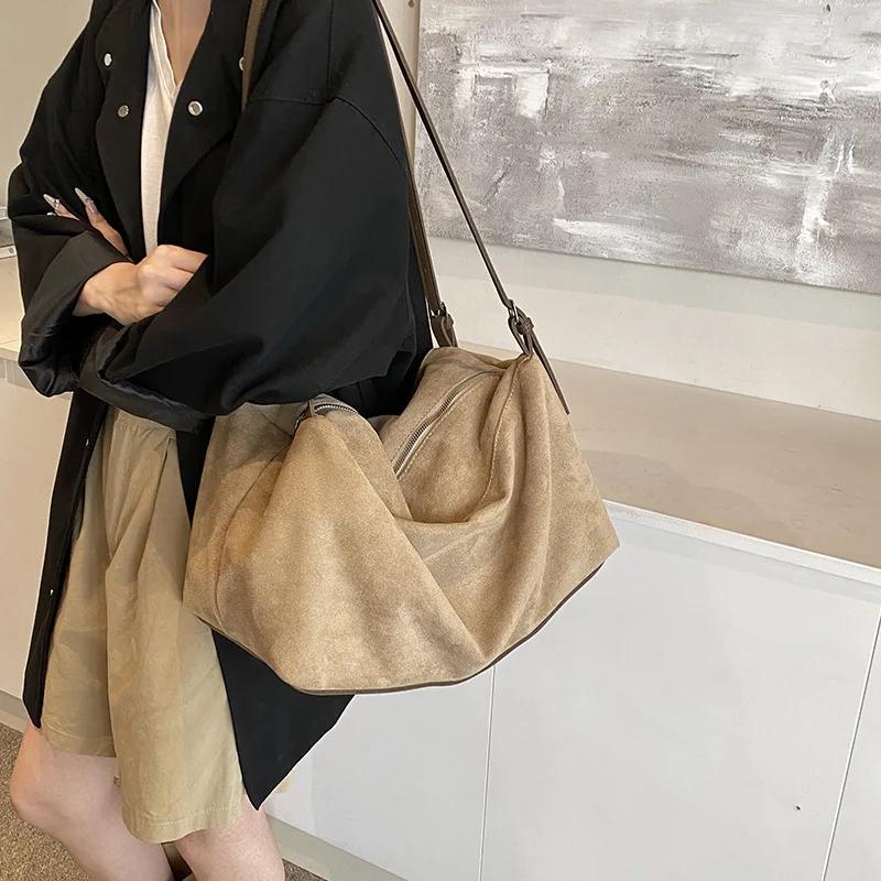 Retro Frosted Small Tote Bag for Women Crossbody Bags Underarm Bag Women Designer Bags Fitness Bag Shoulder Bags