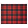 Christmas Placemats Table Mats Plaid Snowflake Santa Claus Coaster Pad Cup Dining Kitchen Placemat Non-Slip Home Decorations
