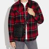 Coach Sullivan 17 Classic Monogram Print Zipper Closure Multi-Functional Pocket Pebble Leather Coated Canvas Crossbody Bag Small CC009-QBMI5